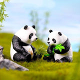 Figurines Panda <br> 4 unités - Royaume Panda