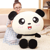 Peluche Panda -  Tête Cartoon - Royaume Panda